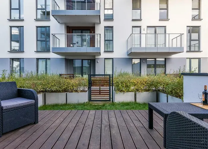 Hvile 104 Tre Mare - Prywatne Miejsce Parkingowe 公寓 格但斯克